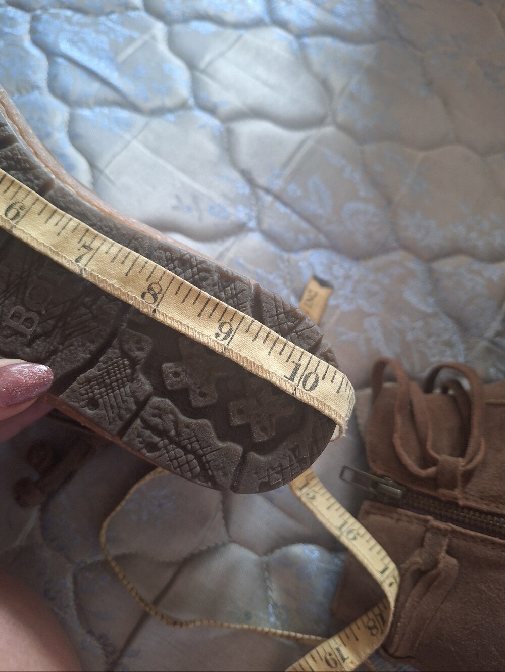 Born Brown Suede Ankle Boots Size 7.5 - Picture 8 of 8
